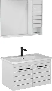 Шкаф-зеркало ISVEA Aristo 80 белый 21RS2001081I Шкаф-зеркало ISVEA Aristo 80 белый 21RS2001081I, 3