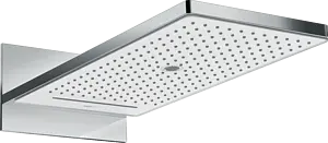 Лейка верхнего душа Hansgrohe Rainmaker Select 580 3jet EcoSmart белое стекло/хром 24011400 Лейка верхнего душа Hansgrohe Rainmaker Select 580 3jet EcoSmart белое стекло/хром 24011400, 1