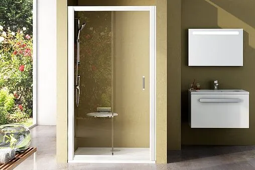 Дверь в нишу 1000мм прозрачное стекло Ravak Rapier NRDP2-100 L 0NNA010LZ1