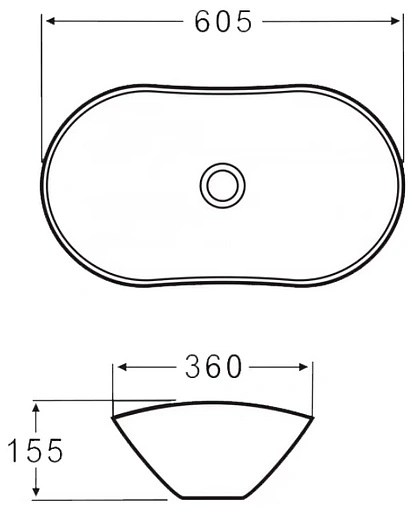 Раковина BelBagno 60.5 черный матовый BB1404-H301