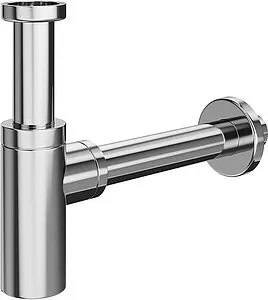Сифон бутылочный для раковины Kerama Marazzi хром A400 Сифон бутылочный для раковины Kerama Marazzi хром A400, 1