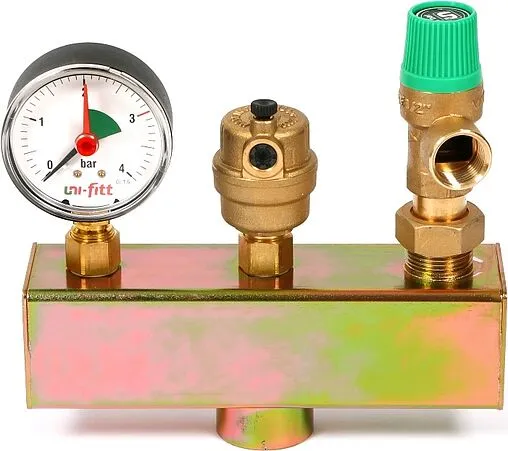 Группа безопасности котла до 50 кВт 1&quot; 3 бар Uni-Fitt 250A4530