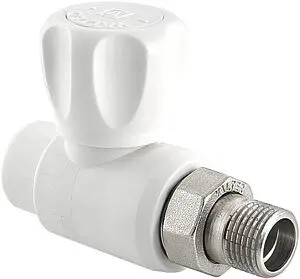 Кран шаровый с американкой с переходом на пп трубу 25мм x ¾"н Valtec VTp.717.0.02505 Кран шаровый с американкой с переходом на пп трубу 25мм x ¾"н Valtec VTp.717.0.02505, 1