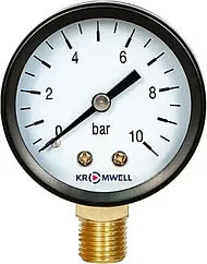 Манометр радиальный Kromwell 50мм 10 бар ¼&quot; EU.ST6191010 14_k