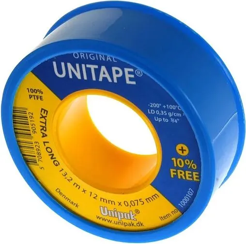 Лента ФУМ 12 x 0.075мм x 13,2м Unipak Unitape 1000107