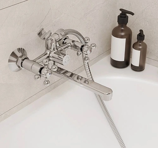 Смеситель для ванны Milardo Duplex хром DUPSB02M02