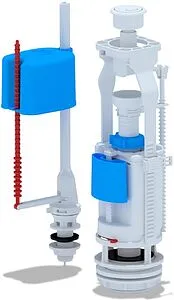 Комплект арматуры для бачка двухрежимный ½" пластик нижний Ани Пласт Эконом WC3550 Комплект арматуры для бачка двухрежимный ½" пластик нижний Ани Пласт Эконом WC3550, 1