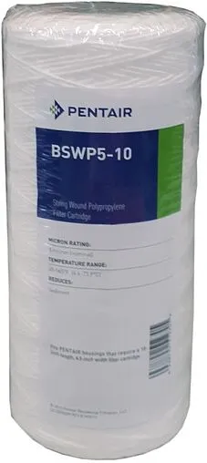 Картридж для механической очистки воды Big Blue 10&quot; Pentair (Pentek) BSWP5-10 BB USFCRT141