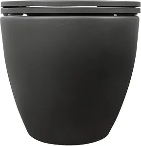 Унитаз подвесной безободковый ISVEA Infinity Vortex антрацит 10NF02003-2C Унитаз подвесной безободковый ISVEA Infinity Vortex антрацит 10NF02003-2C, 5