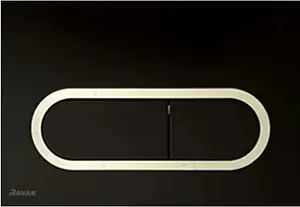 Клавиша смыва для унитаза Ravak Chrome X01797 кнопки/черный матовый, рамка/хром глянцевый Клавиша смыва для унитаза Ravak Chrome X01797 кнопки/черный матовый, рамка/хром глянцевый, 1