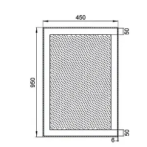Зеркало с подсветкой Aquanet Алассио 4595 00196631, 3