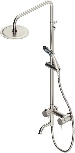 Душевая система со смесителем для ванны Dorff Logic нержавеющая сталь D0703000SS