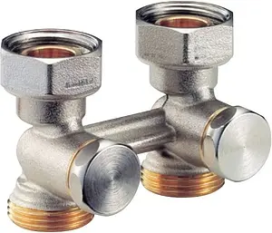 Узел нижнего подключения радиатора прямой ¾"ек x ¾"нг Giacomini R387X002 Узел нижнего подключения радиатора прямой ¾"ек x ¾"нг Giacomini R387X002, 1