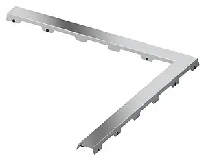 Решетка для лотка угловая 1143мм TECEdrainline Steel II 611282, 1