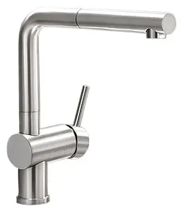 Смеситель для кухни с выдвижным изливом Blanco Linus-S нержавеющая сталь 514024 Смеситель для кухни с выдвижным изливом Blanco Linus-S нержавеющая сталь 514024, 1