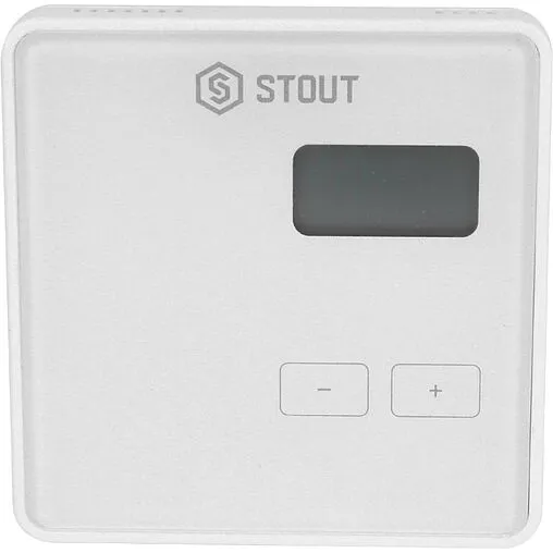 Беспроводной комнатный двухпозиционный регулятор котла Stout ST-294v2 белый STE-0101-029421
