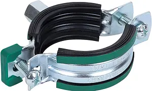 Хомут сантехнический обрезиненный 2" (60-64мм) Walraven KSB2 3396064 Хомут сантехнический обрезиненный 2" (60-64мм) Walraven KSB2 3396064, 1