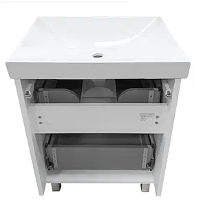 Тумба-умывальник напольный Comforty Дублин 60 белый 00004137134CF, 5