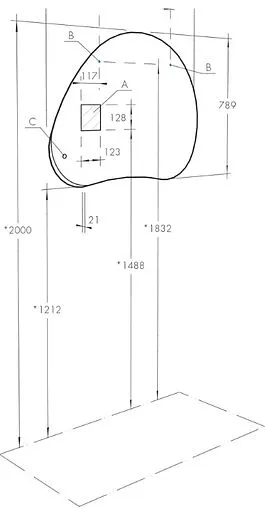 Зеркало с подсветкой Aquaton Венто 100 1A260902VO010