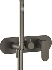 Смеситель для душа скрытого монтажа Ravak Eleganta графит X070337 Смеситель для душа скрытого монтажа Ravak Eleganta графит X070337, 1