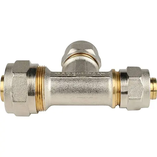 Тройник компрессионный редукционный 26мм x 20мм x 20мм Stout SFS-0010-262020