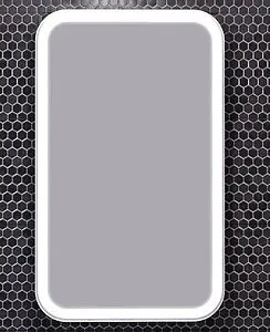 Шкаф-зеркало Opadiris Элеганс 60 L белый матовый 00-00006871, 1