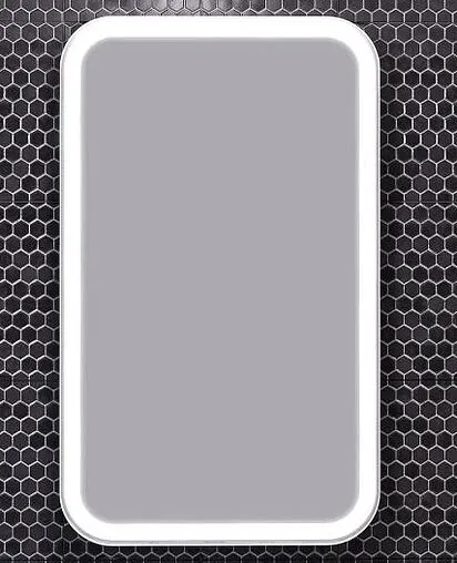 Шкаф-зеркало Opadiris Элеганс 60 L белый матовый 00-00006871