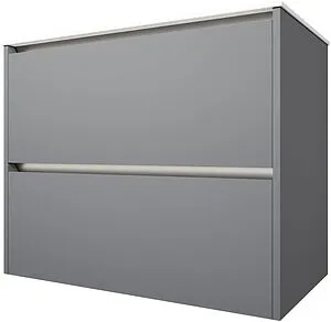 Тумба-умывальник подвесная Allen Brau Activity 80 платина/олива браш 1.34012.PGM+, 3