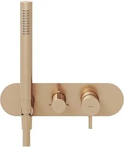 Смеситель для душа скрытого монтажа Ravak Espirit розовое золото X070356, 4