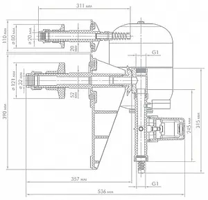 Комплексное решение Джилекс БРА для колодцев 3500, 3