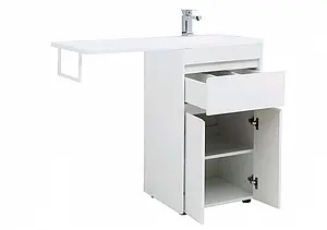 Тумба под умывальник напольная Aquanet Токио 58 белый 00237745, 5