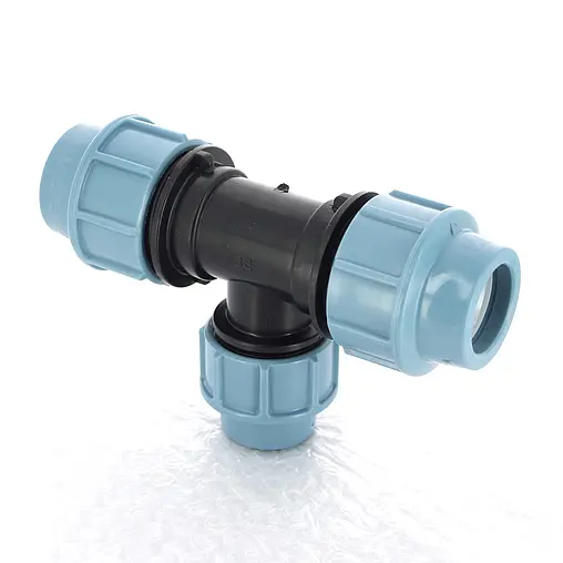 Тройник компрессионный соединительный 32мм x 32мм x 32мм Unidelta 1005032000