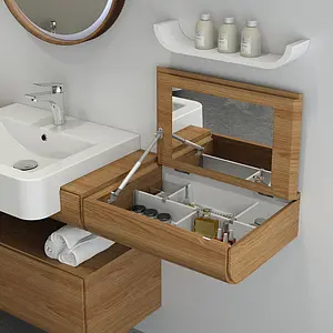 Тумба-умывальник подвесная ISVEA Marino 80 тик 23SQS003081I+10SQ51058SV, 5