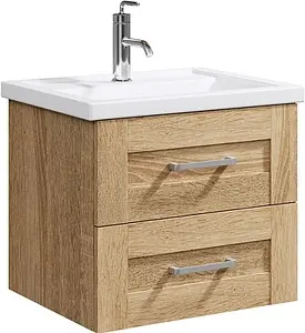 Тумба под умывальник подвесная Aqwella Foster 60 дуб сонома FOS01062DS Тумба под умывальник подвесная Aqwella Foster 60 дуб сонома FOS01062DS, 1