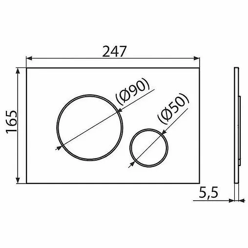 Инсталляция для подвесного унитаза Set 4 в 1 AlcaPlast Sadromodul AM101/1120-4:1 RU M678-0001 с кнопкой черный матовый