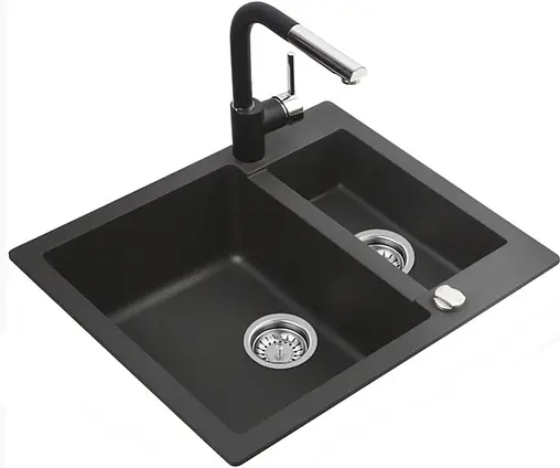Мойка кухонная Teka Clivo 60 S-TQ черный металлик 40148030