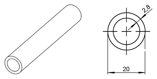 Труба сшитый полиэтилен Rehau Rautitan his 40 x 5.5 мм PE-Xa штанга 6м 11383201006