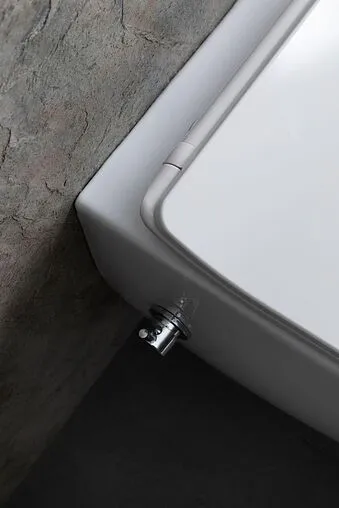 Унитаз подвесной безободковый с функцией биде и встроенным смесителем Allen Brau Liberty белый 4.33009.20