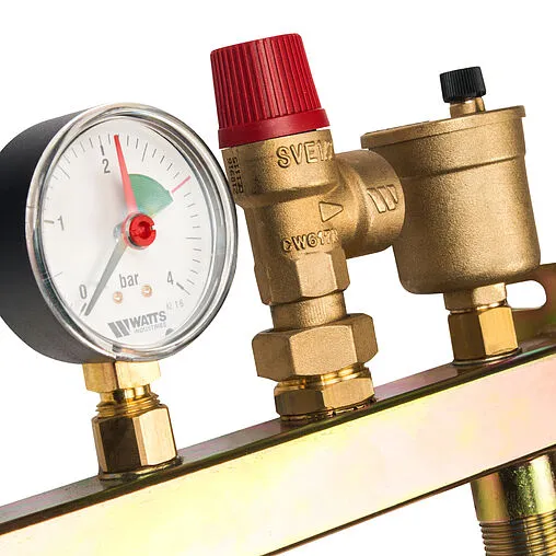 Группа безопасности расширительного бака до 50 кВт ¾&quot; 3 бар WATTS GAG/MR20 10017885