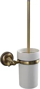 Ёршик для унитаза Grampus Alfa бронза/белый GR-9513, 1