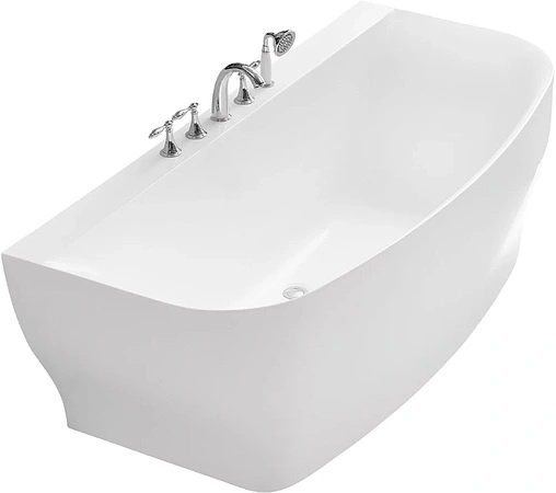 Ванна акриловая BelBagno 180x80 без перелива  BB74-1650-W0