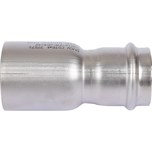 Муфта пресс редукционная однораструбная 54мм x 42мм Sanha NiroSan 9243 692435442 Муфта пресс редукционная однораструбная 54мм x 42мм Sanha NiroSan 9243 692435442