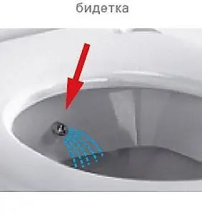 Унитаз подвесной безободковый с функцией биде VitrA S50 Rim-Ex белый 7740B003-0850 Унитаз подвесной безободковый с функцией биде VitrA S50 Rim-Ex белый 7740B003-0850, 3