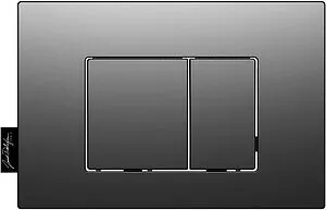 Клавиша смыва для унитаза Jacob Delafon E38065-BMT черный матовый Клавиша смыва для унитаза Jacob Delafon E38065-BMT черный матовый, 1