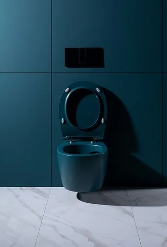 Унитаз подвесной безободковый Allen Brau Fantasy петроль 4.11004.PT