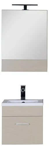 Шкаф-зеркало Aquanet Нота 50 L светлый дуб 00172681