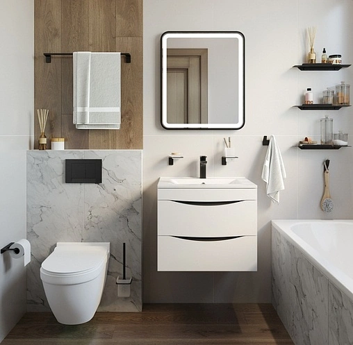 Тумба-умывальник подвесная IDDIS Cloud 80 белый CLO80W0i95K