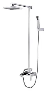 Душевая система со смесителем для ванны Cezares Quattro хром QUATTRO-C-CVD-01-S Душевая система со смесителем для ванны Cezares Quattro хром QUATTRO-C-CVD-01-S, 1