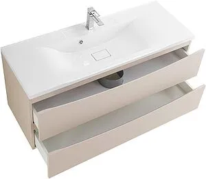 Тумба-умывальник подвесная BelBagno MARINO 120 Crema Opaco MARINO-1200-2C-SO-CO-P+BB1200/450-LV-MR-PR Тумба-умывальник подвесная BelBagno MARINO 120 Crema Opaco MARINO-1200-2C-SO-CO-P+BB1200/450-LV-MR-PR, 5