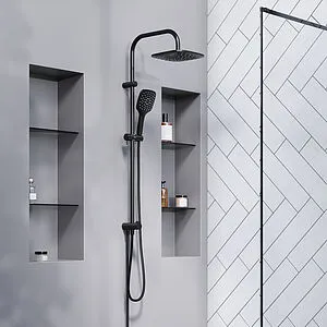 Душевая система без смесителя Damixa Eclipse чёрный матовый 931000300, 3